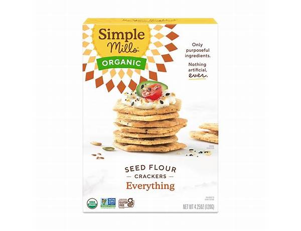 Original seed flour crackers food facts