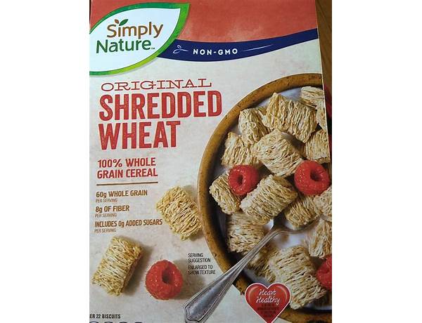 Original shredded wheat food facts