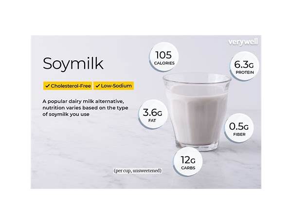 Original soymilk food facts