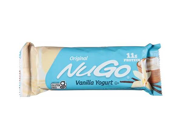 Original vanilla bar nutrition facts