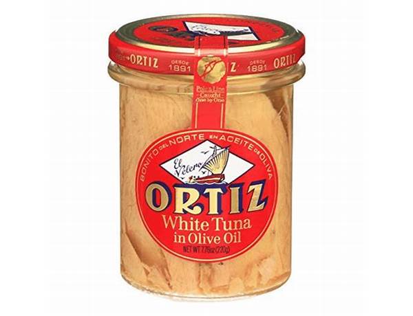 Ortiz, white tuna in olive oil food facts