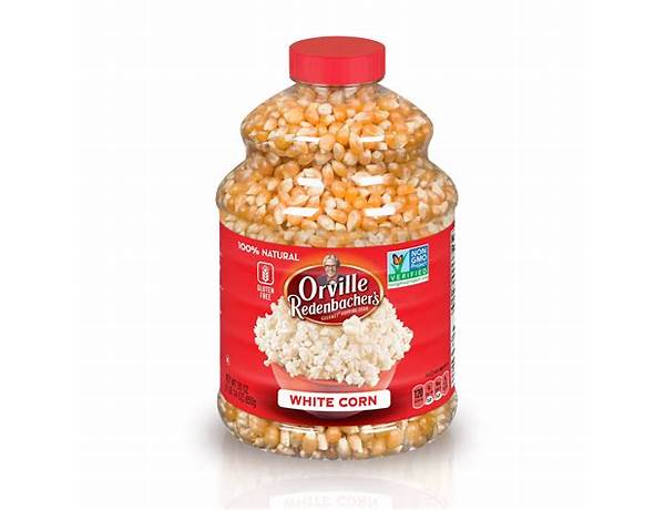Orville redenbacher's original gourmet white popcorn kernels, 30 ounce, 30 oz ingredients