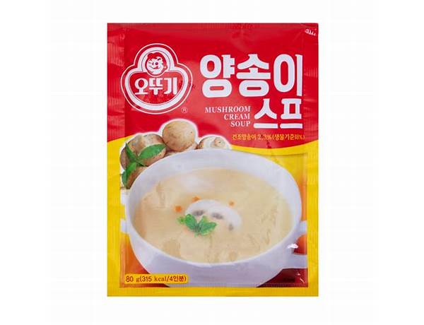 Ottogi, mushroom cream soup powder nutrition facts