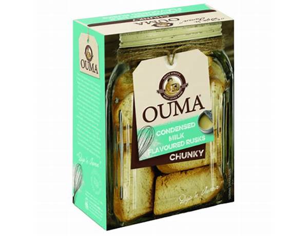 Ouma condensed milk rusk - nutrition facts