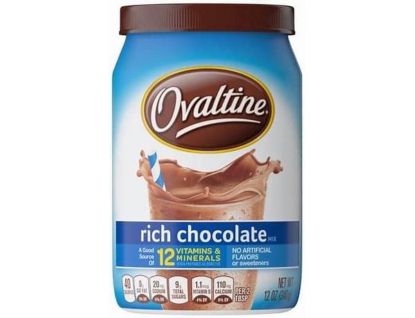 Ovaltine (rich chocolate) food facts