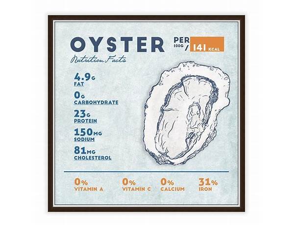 Oyster reef coffee nutrition facts