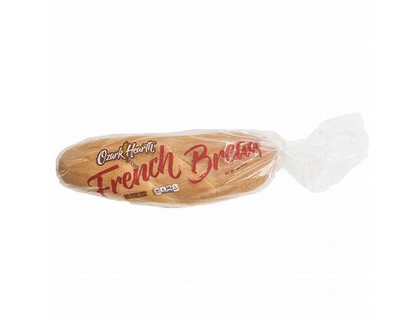 Ozark hearth french bread food facts