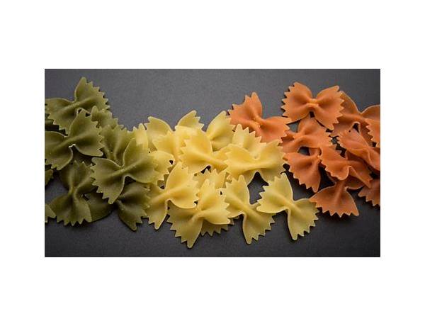 Pâtes fraîches farfalle food facts