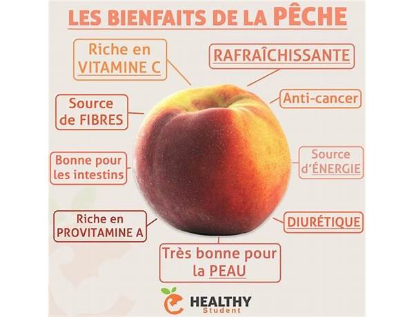 Pêche food facts