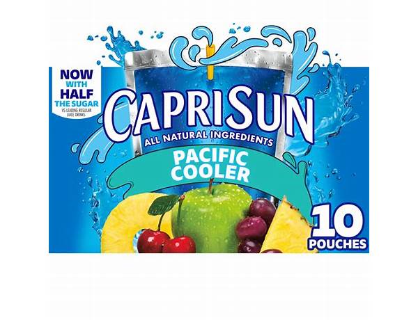 Pacific cooler flavored juice pouches food facts