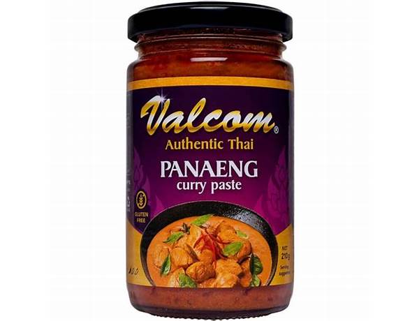 Panaeng curry paste food facts