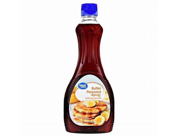 Pancake syrup butter flavored ingredients