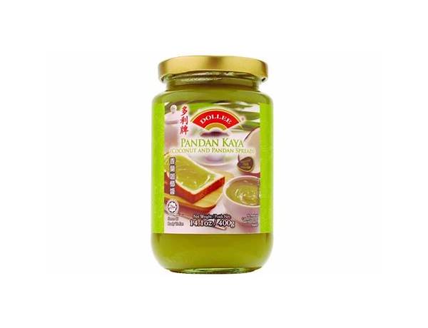 Pandan coconut spread food facts