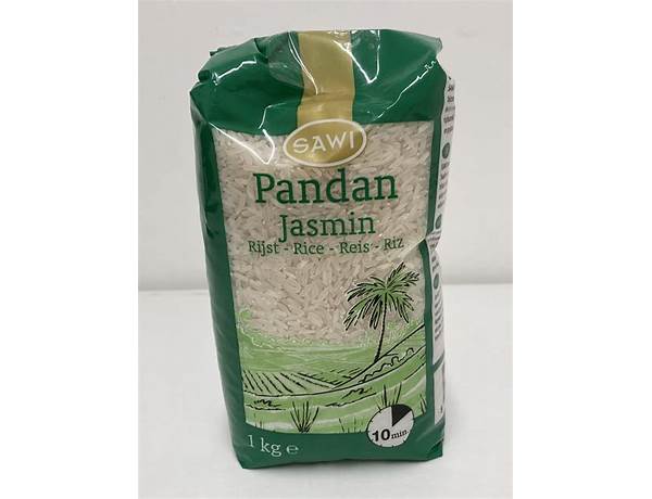 Pandan rijst food facts