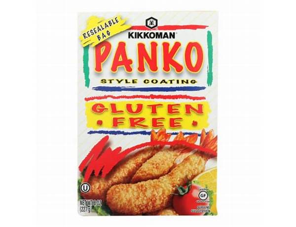 Panko style coating food facts