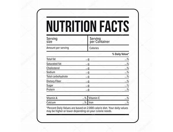 Paraná nutrition facts