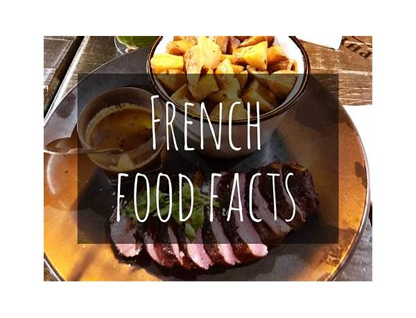 Paris food facts