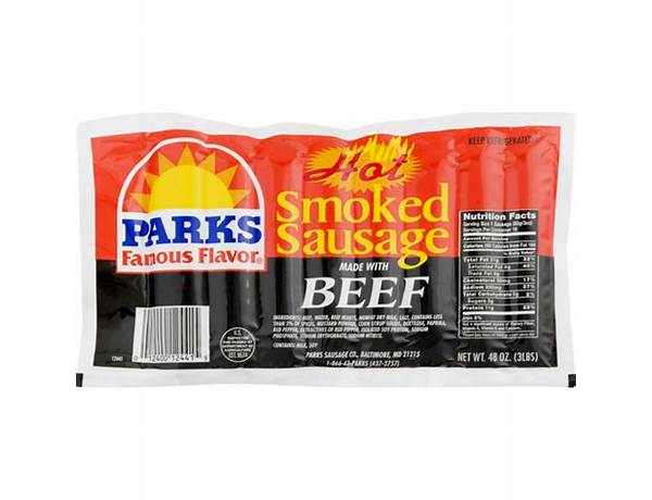 Parks sausage food facts