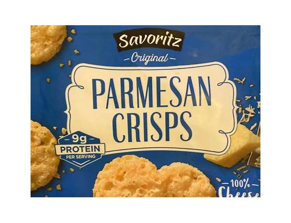 Parmesan crips food facts