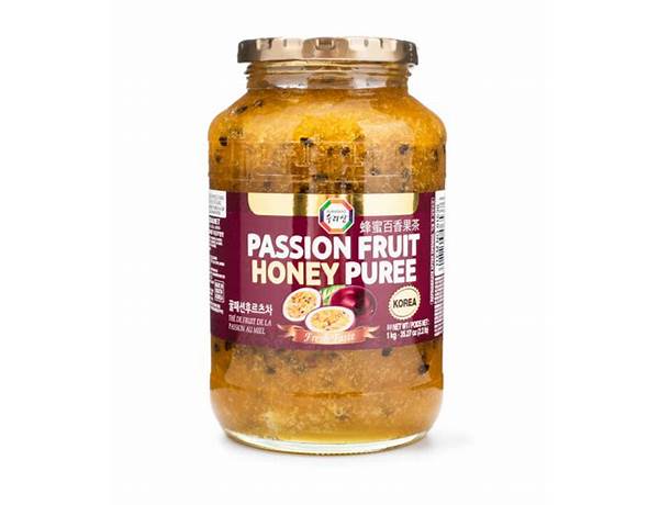 Passion fruit honey purée nutrition facts