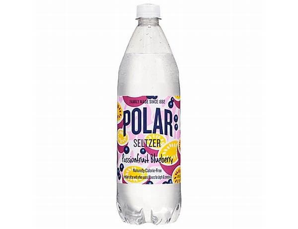 Passionfruit blueberry seltzer food facts