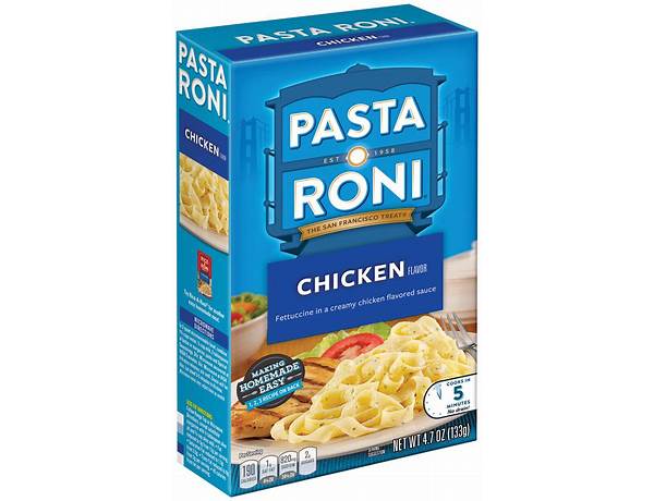 Pasta roni chicken & broccoli linguine 4.7 ounce paper box food facts