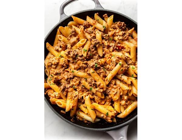 Pasta sauce with meat, meat ingredients