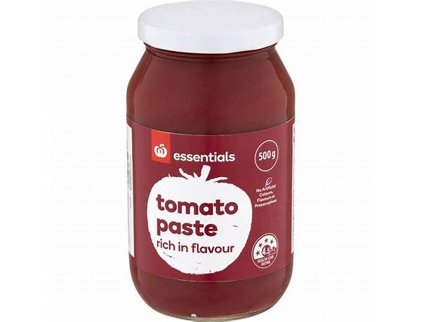 Paste tomato product food facts