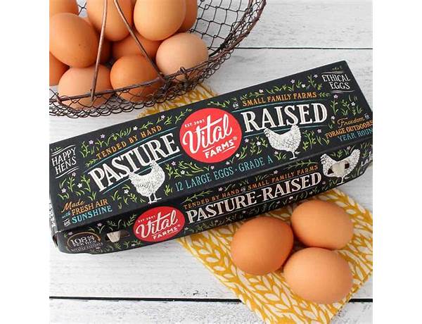 Pasture raised eggs ingredients
