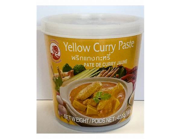 Pate de curry jaune thai food facts
