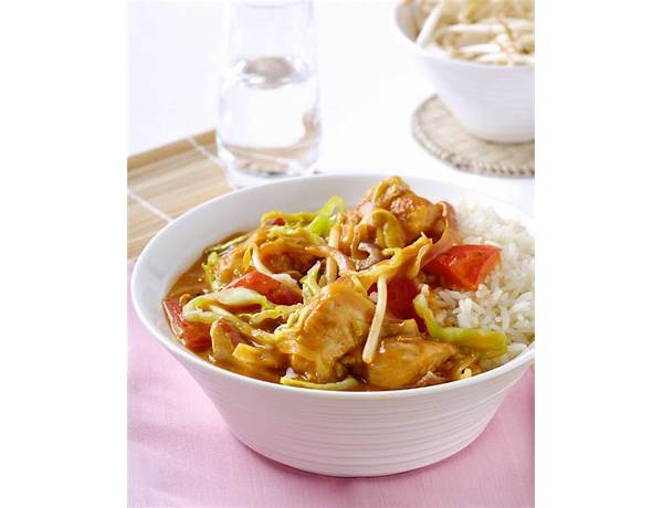 Pates poulet curry food facts