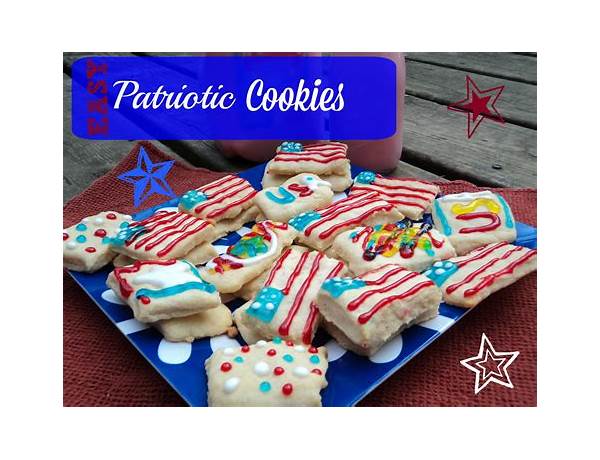 Patriotic cookies ingredients