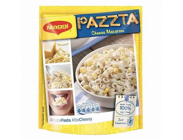 Pazzta cheese macaroni food facts