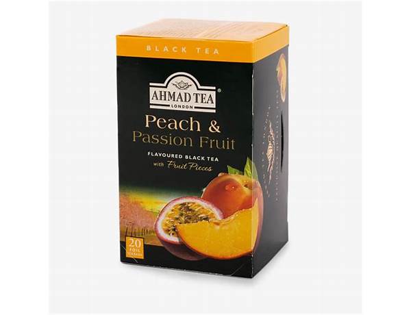 Peach and passion fruit black tea food facts