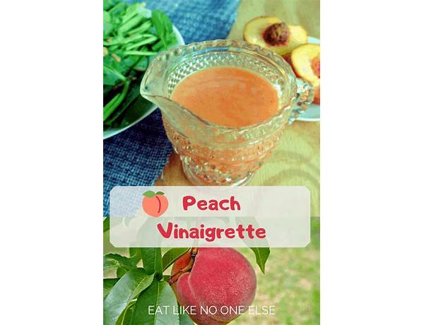 Peach dressing, peach ingredients