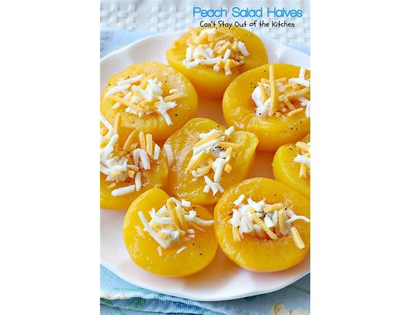 Peach halves ingredients