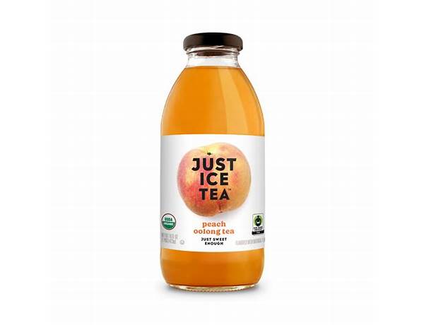 Peach nectar organic oolong tea food facts