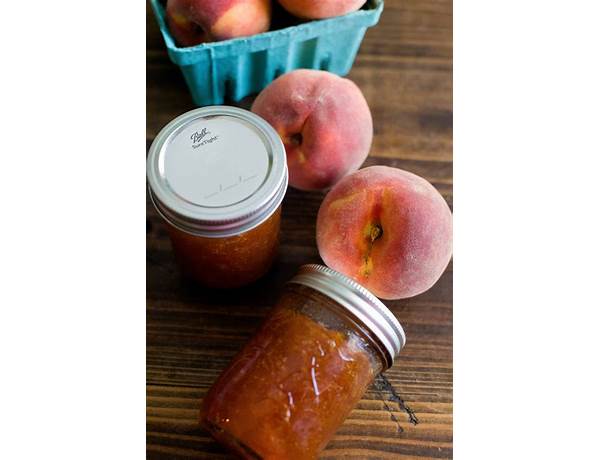 Peach preserves ingredients