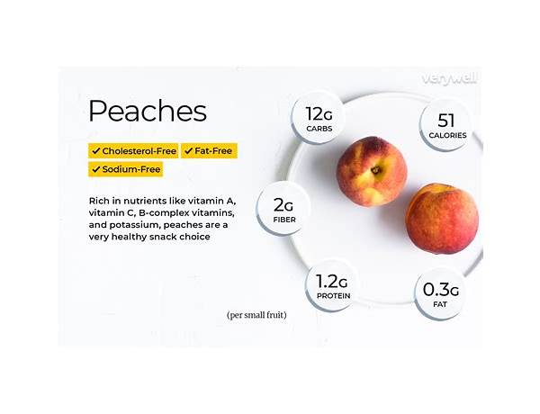 Peach preserves nutrition facts