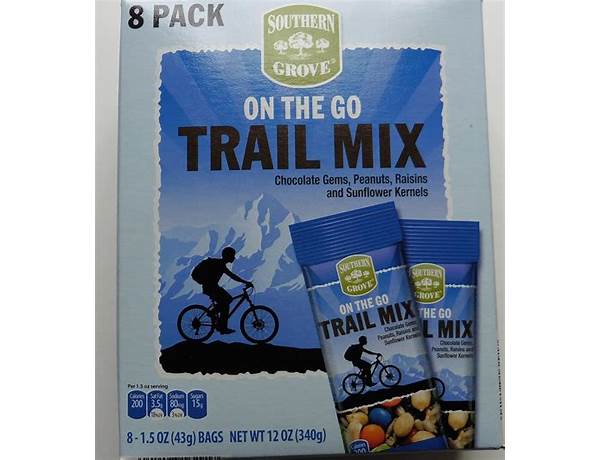 Peak on the go trail mixes food facts