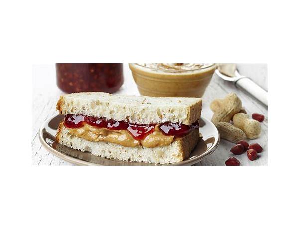 Peanut butter and jelly sandwich ingredients
