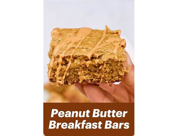 Peanut butter breakfast bars food facts