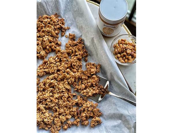 Peanut butter chocolate granola ingredients