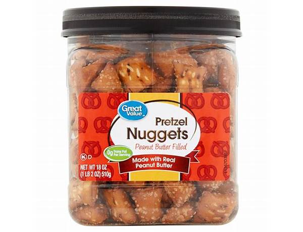 Peanut butter filled pretzel nuggets food facts