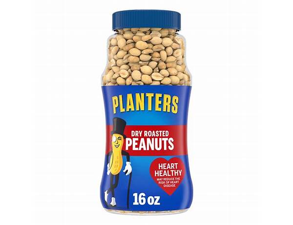 Peanuts, dry roasted & salted food facts