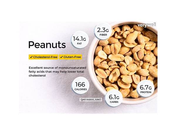 Peanuts nutrition facts