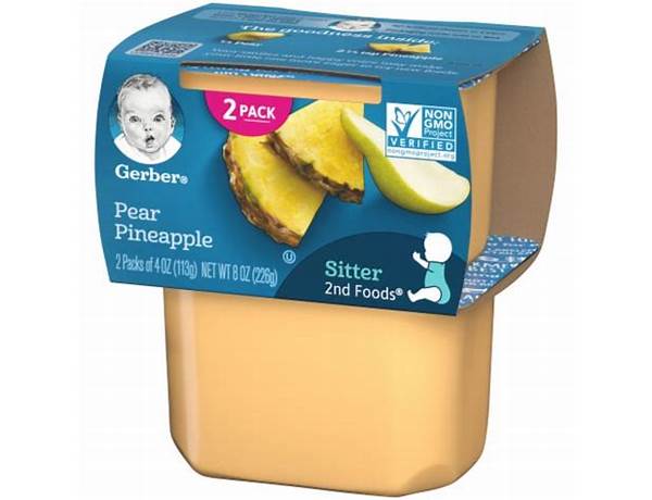 Pear pineapple baby food food facts