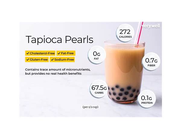 Pearl milk tea food facts