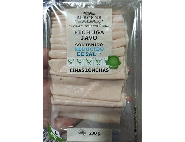 Pechuga pavo finas lonchas food facts