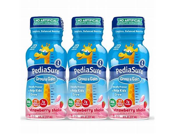 Pediasure strawberry shake food facts